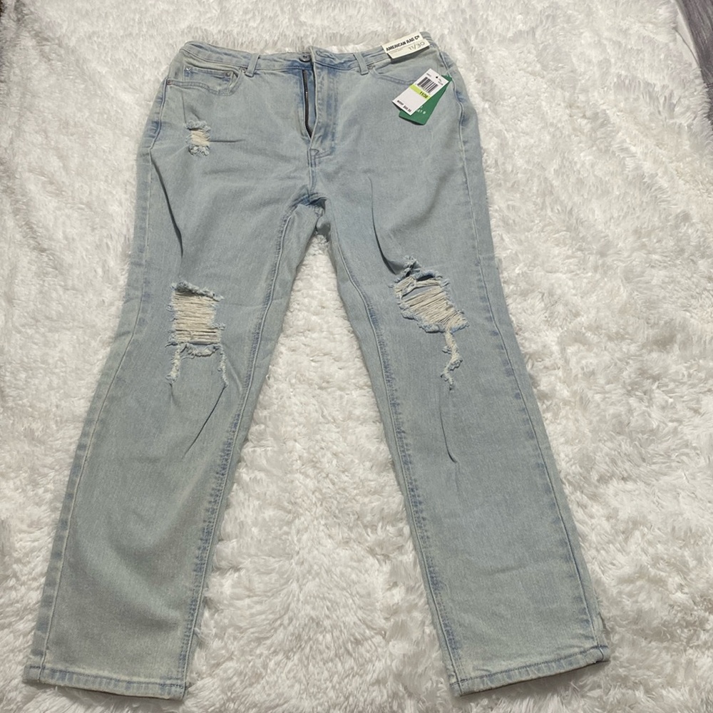 NWT American RAG CIE size 11 high-rise Mom jeans 30 inch seam